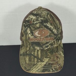 Mossy Oak Camo Camouflage Trucker Cap Hat Hook Loop